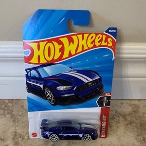 Hot Wheels Custom ‘18 Blue Mustang GT Mustang 60 5/5 or 211/250 2018 NEW